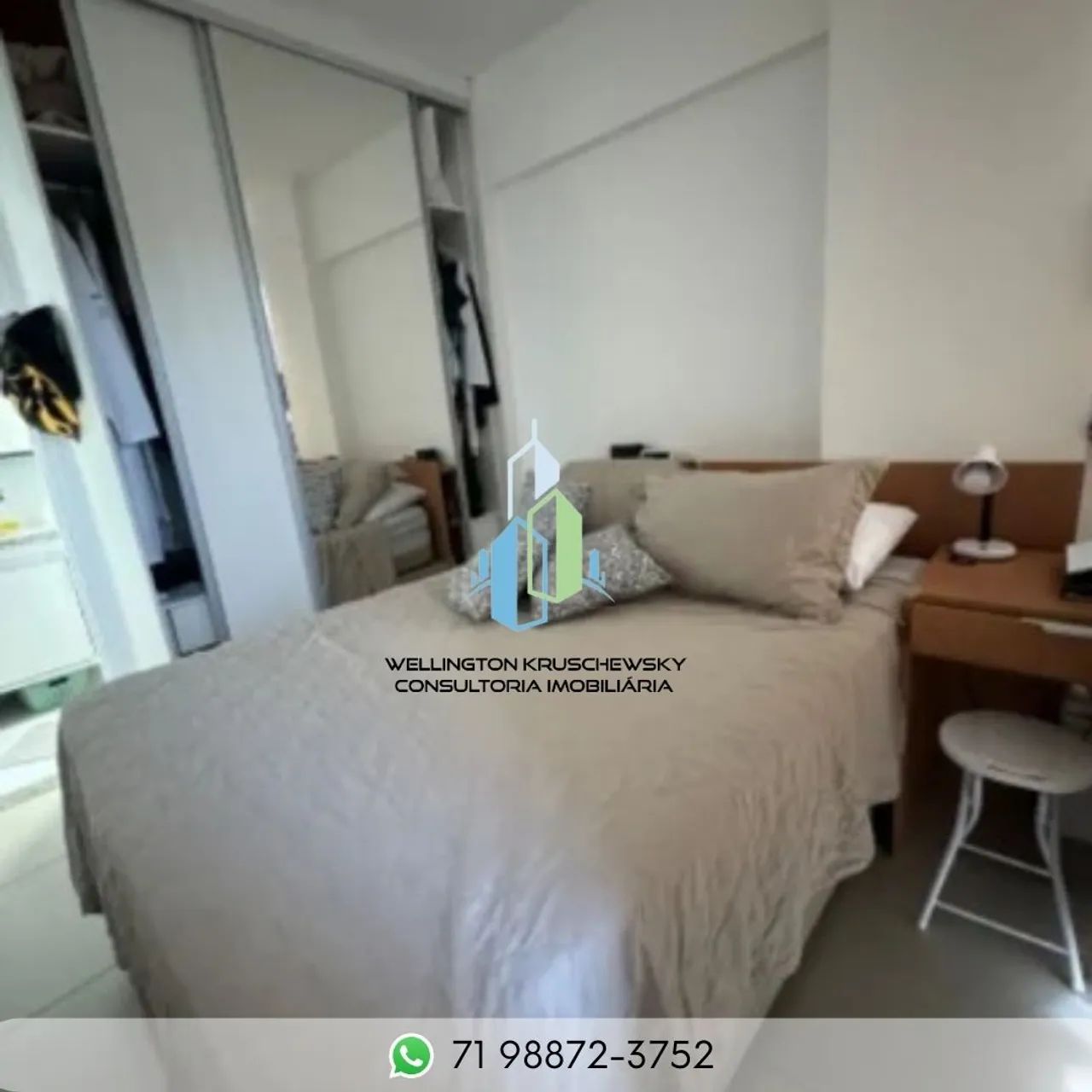 APARTAMENTO NORTE/SUL MOBILIADO DECORADO 29m² 1 QUARTO 1 GARAGEM INFRA VENDE BARRA - Foto 4