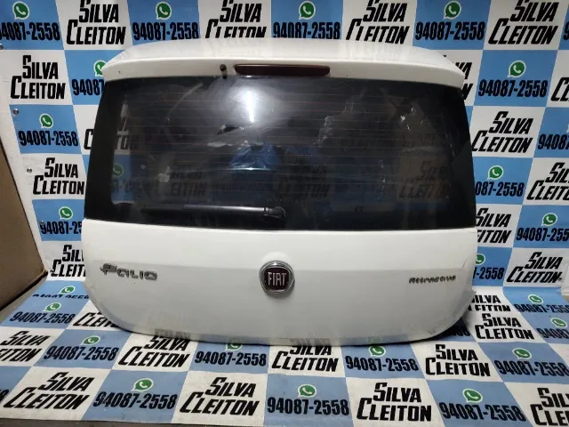 tampa traseira palio 2012 ate 2016 branca original completa