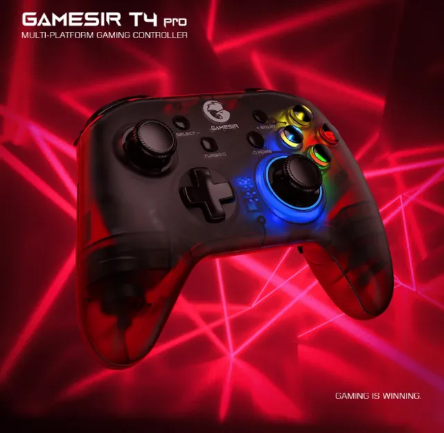 Controle Wireless GameSir T4 Pro RGB com Botões Programáveis Novo/Lacrado!