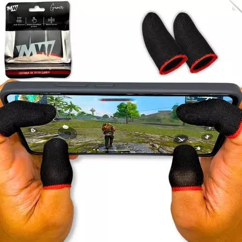 Luvas de Dedo Gamer - Jogue com Precisão e Conforto!