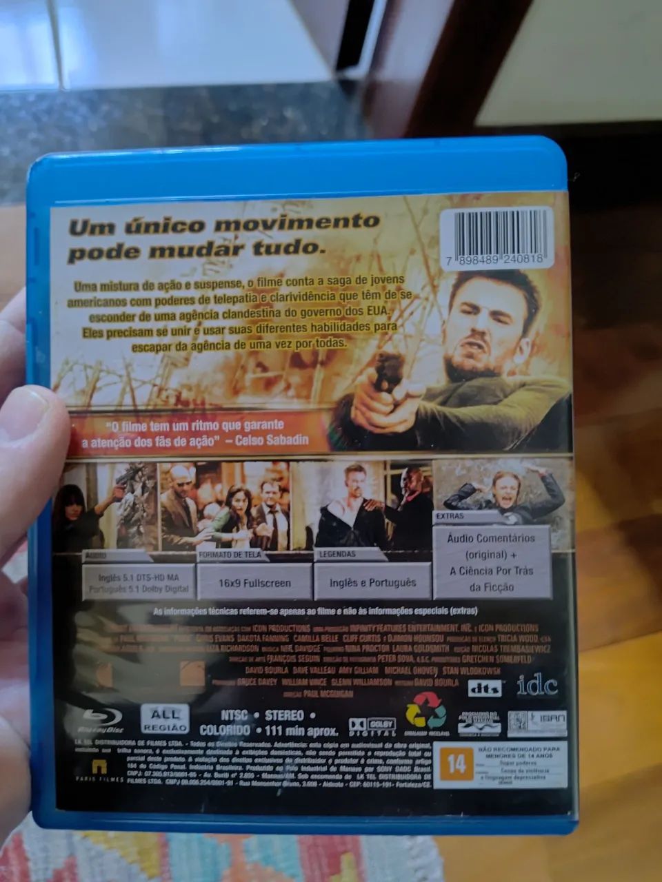 Blu-Ray Herois (Push) - Chris Evans, Dakota Fanning (semi-novo) - Foto 2