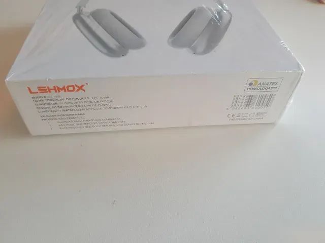Headset Sem Fio Bluetooth Lehmox LEF-1005B - NOVO e LACRADO! - Foto 2