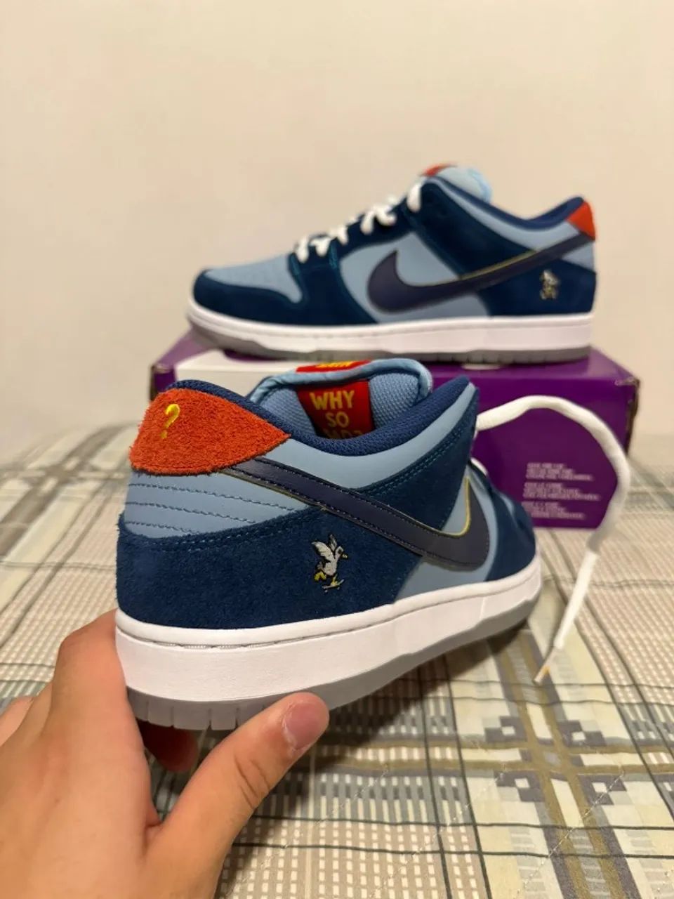 Tênis nike dunk low why so sad - Foto 4