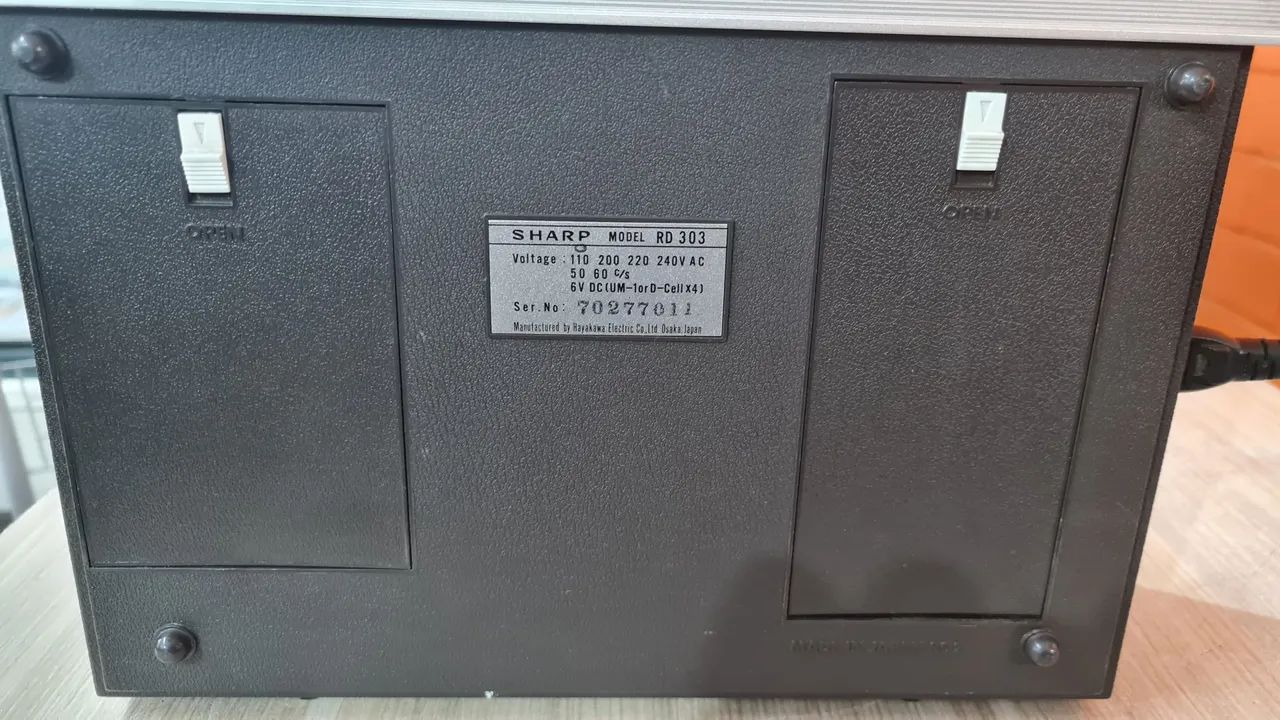Gravador SHARP RD-303 com Microfone Vintage - Foto 5