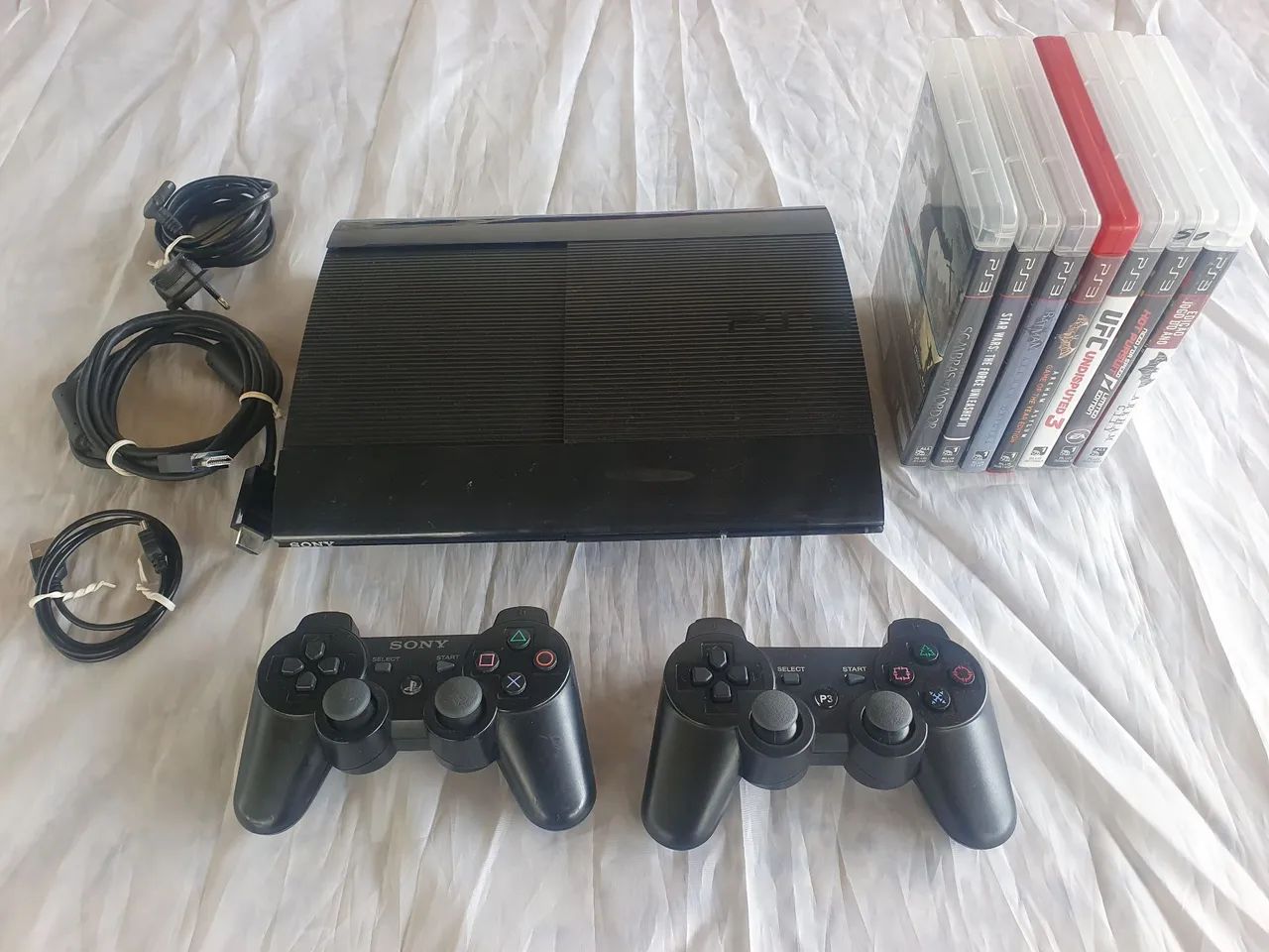 Ps3 Super Slim 250 Gb Completo 64294630404098124