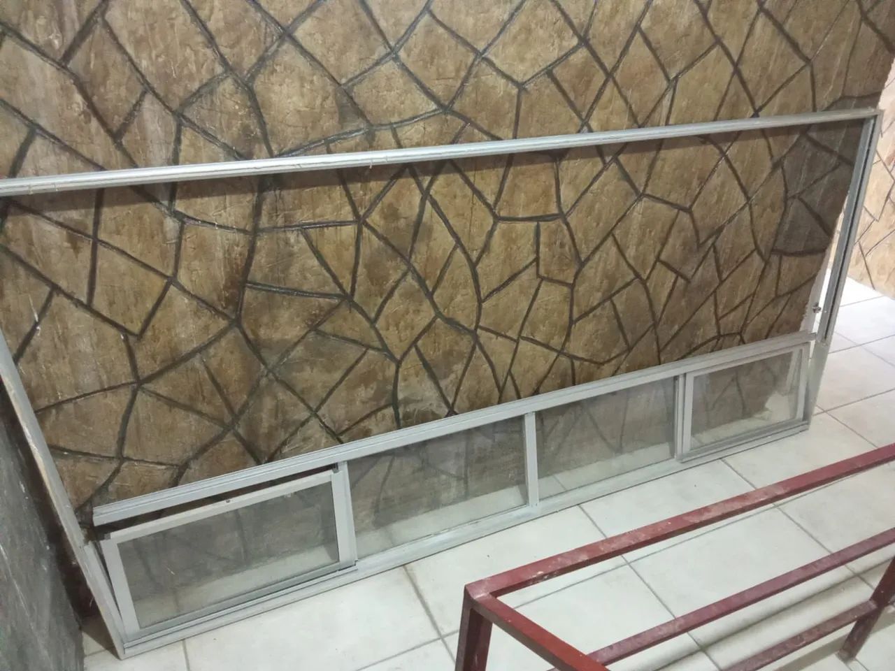 Porta e janelas de Vidro e Alumínio - Usada - Foto 4