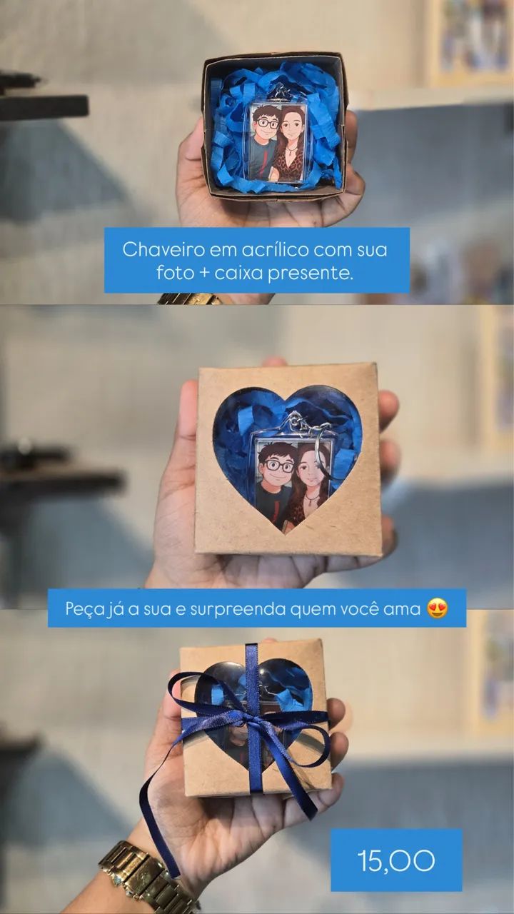 Chaveiro personalizado em Acrílico 