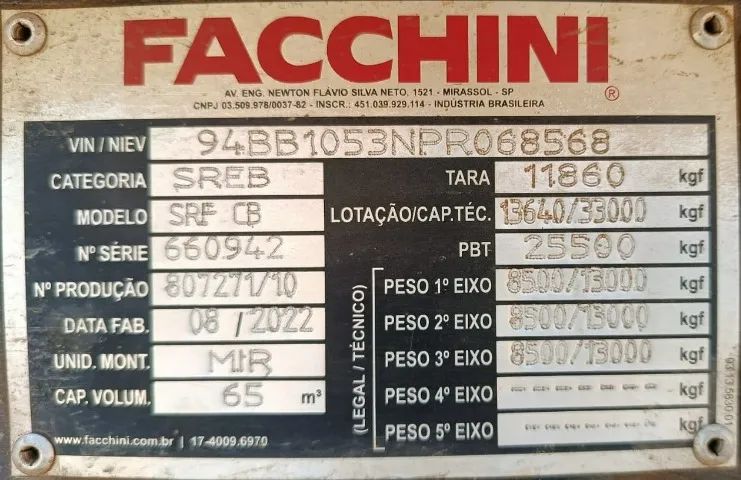 Caminhão Vw/25.460 Ctm 6x2 + Caçamba Facchini Com Basculante - Foto 14