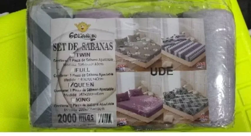 Jogo de Lençol 2000 Fios Queen estampado