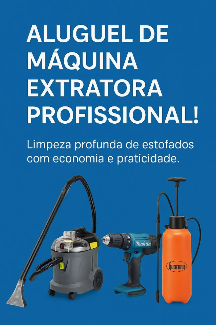 Aluguel de Máquina Extratora