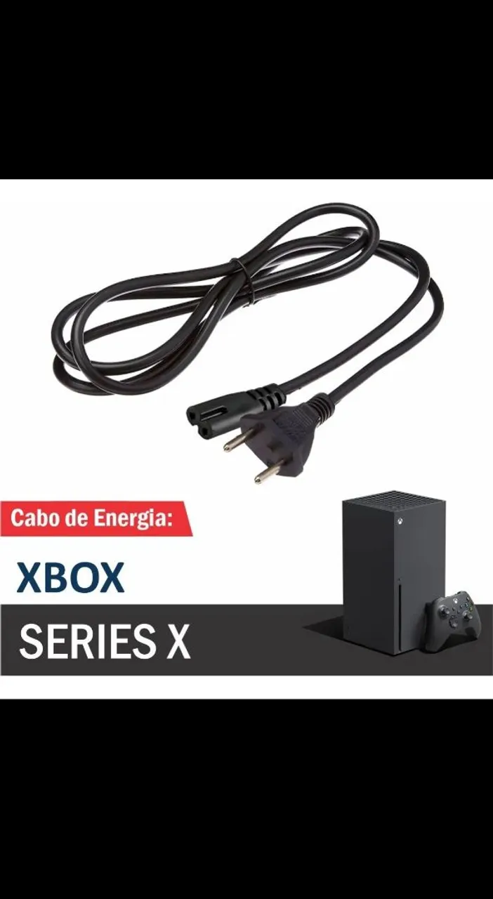 Cabo de Energia Bipolar para Xbox Series X - 1,5 metro