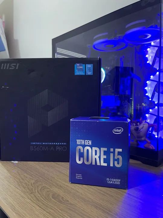 Processador I5 10400F 10TH + Placa mãe B560M A PRÓ