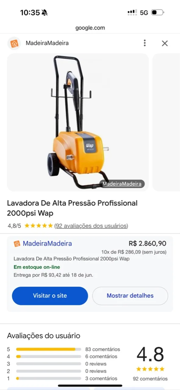 máquina de lava jato profissional