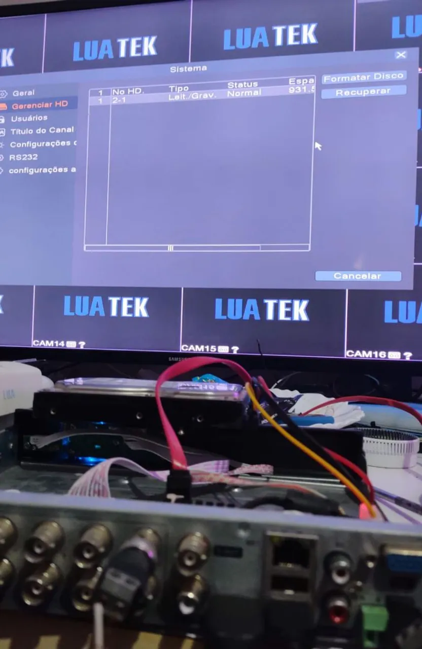 DVR Lua Tek - Sistema de Segurança com HD