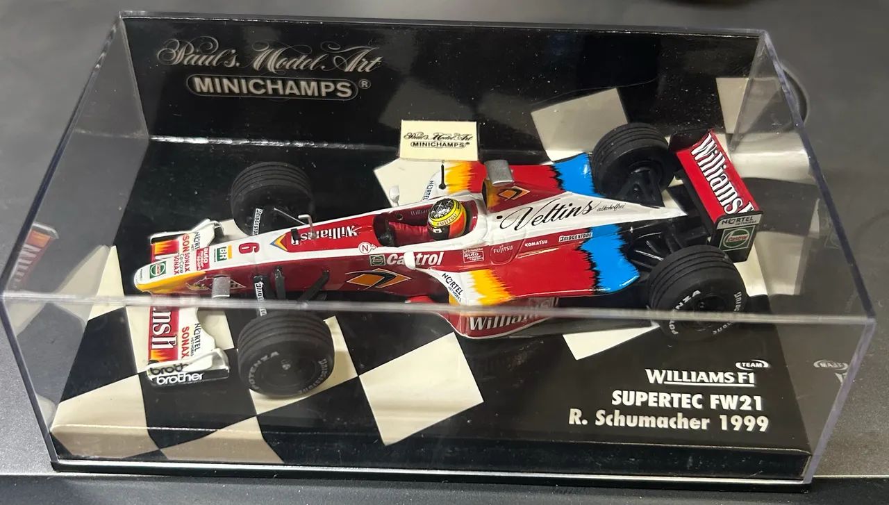1/43 Williams FW21 Minichamps - Hobbies e coleções - Santa Maria