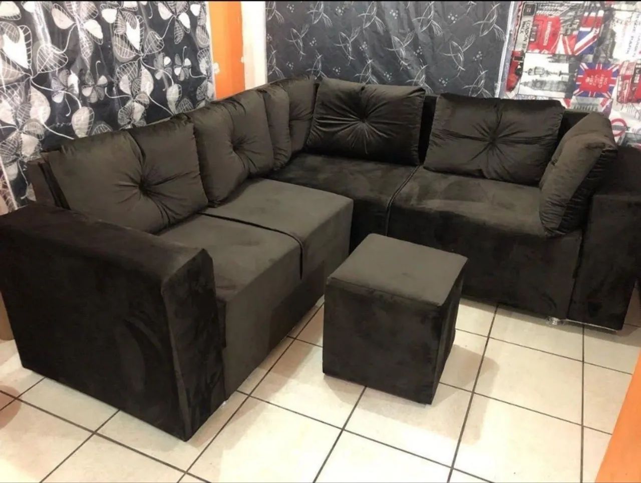 Sofá de Canto Vermelho - Foto 3