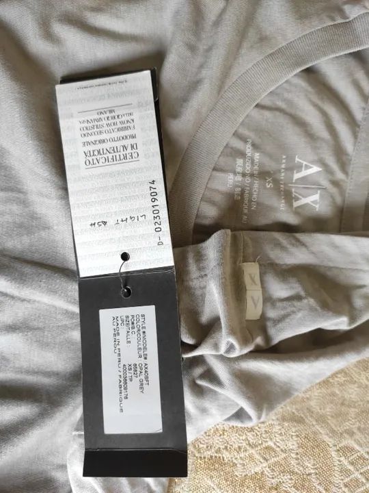 Camisa Armani Exchange Peruana Cotton Pima - Foto 4