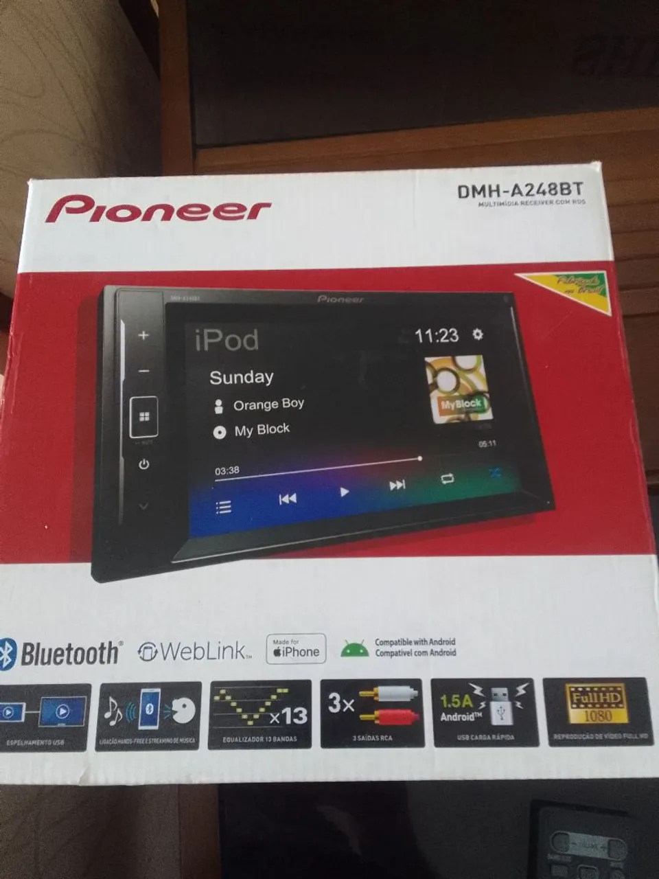 Central multimídia Pioneer DMH-A248BT
