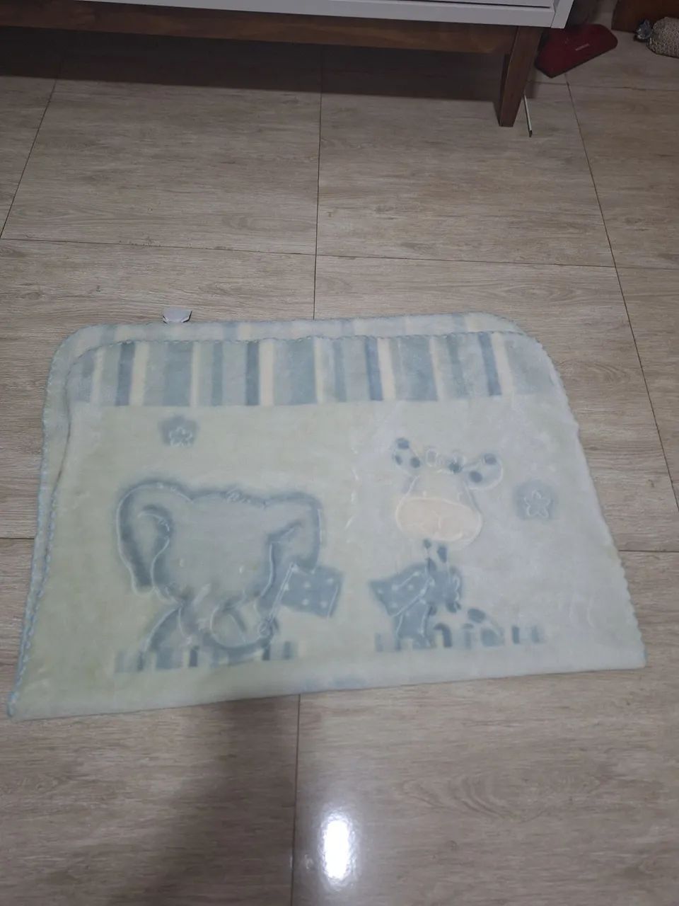 Cobertor para Bebê - Elefante e Girafa