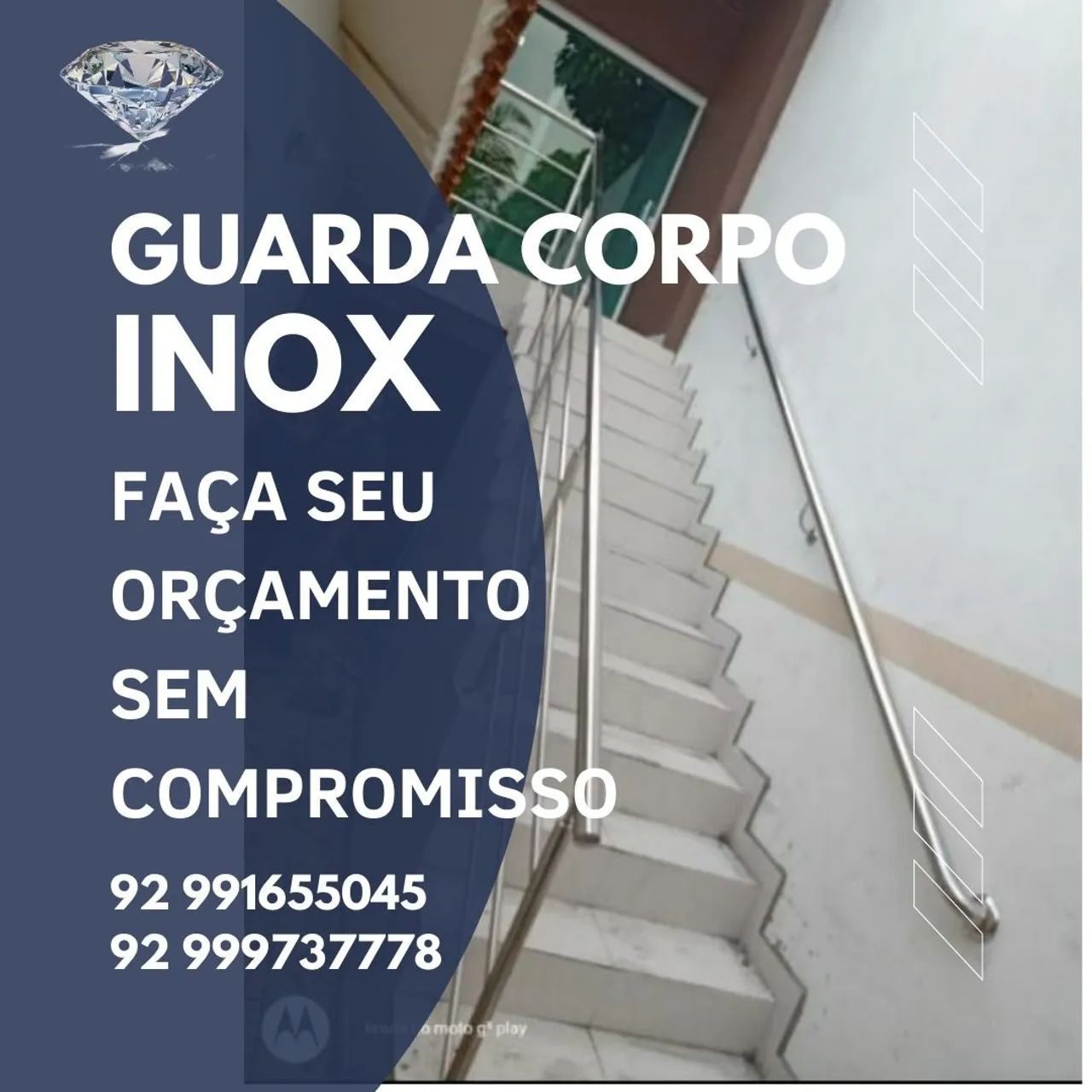 Guarda Corpo Inox - Orçamento sem Compromisso