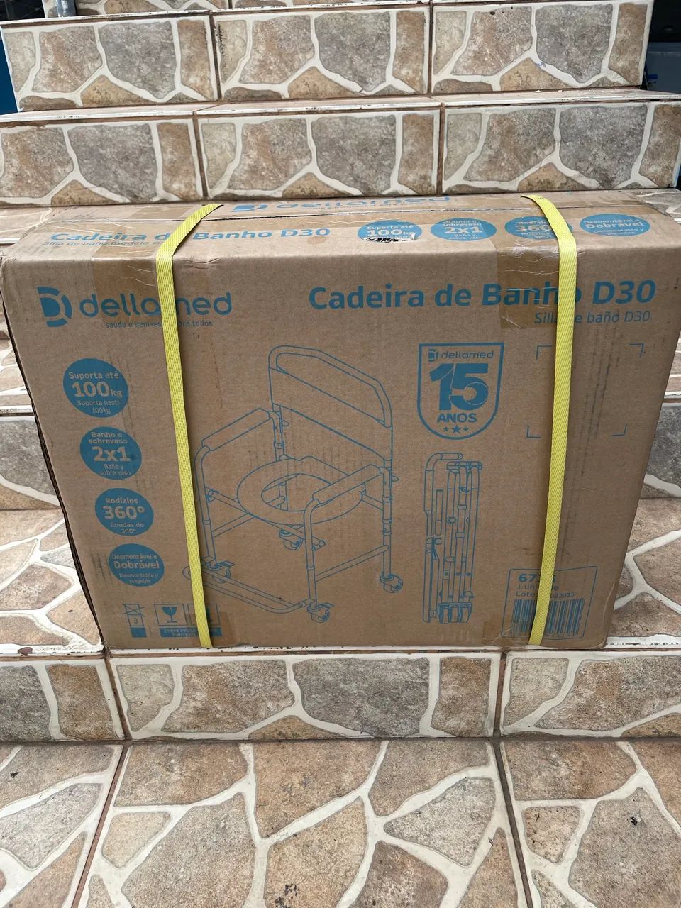 Cadeira banho nova caixa  - Foto 2