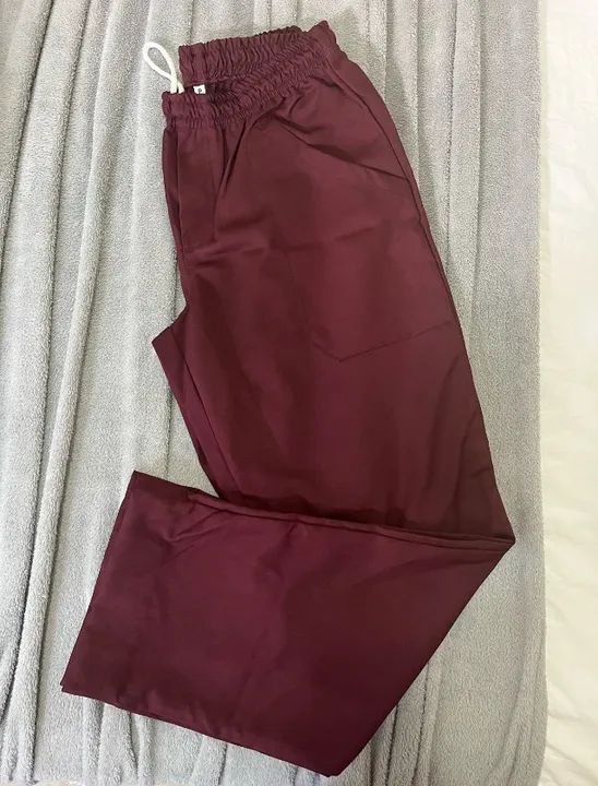 Pijama Cirúrgico TAM P - Cor Marsala - Foto 5