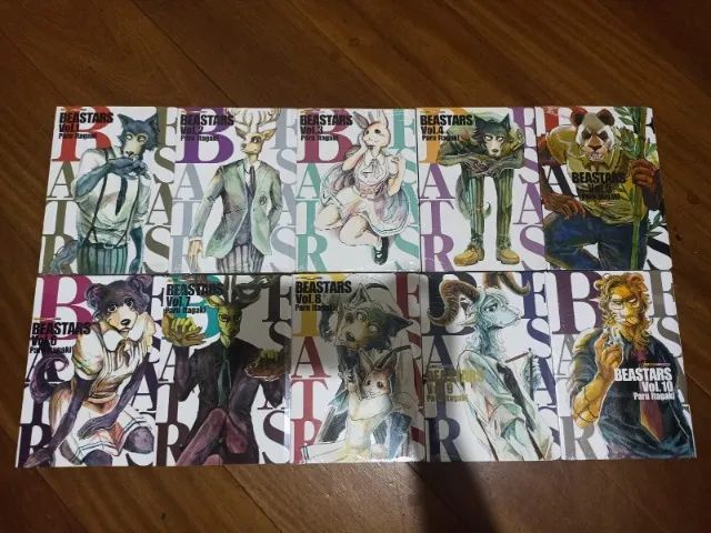 Coleção Mangás Beastars Completo 1 ao 22 Pouco Usado - Foto 5