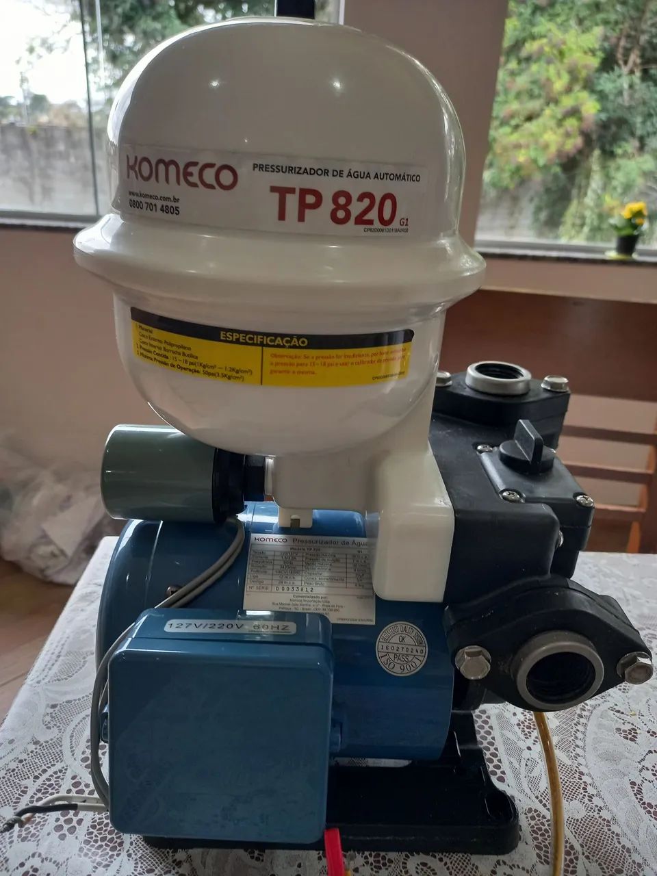 Pressurizador de água Komeco TP 820 G1