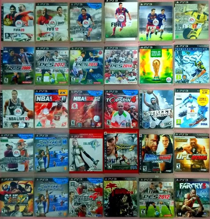 Coleção de Jogos PS3 - Diversos Títulos