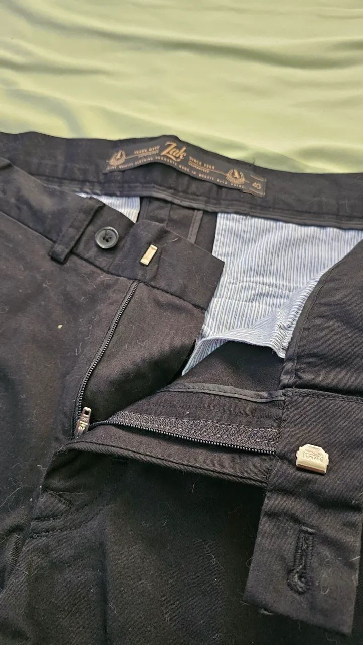 Calça Social Zak Preta - Tamanho 40