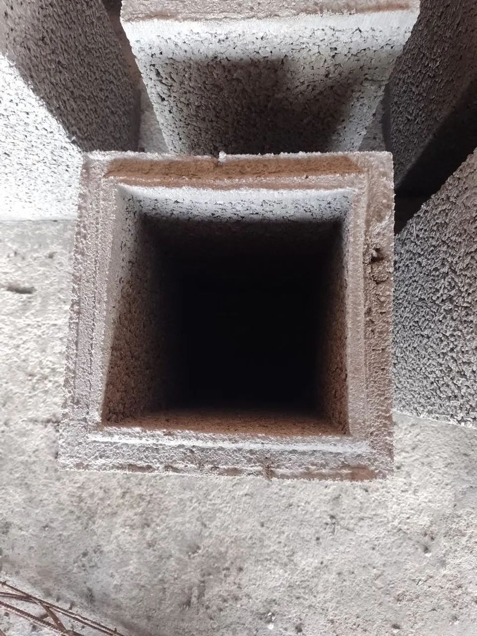 Manilha quadrada/ coluna pronta 