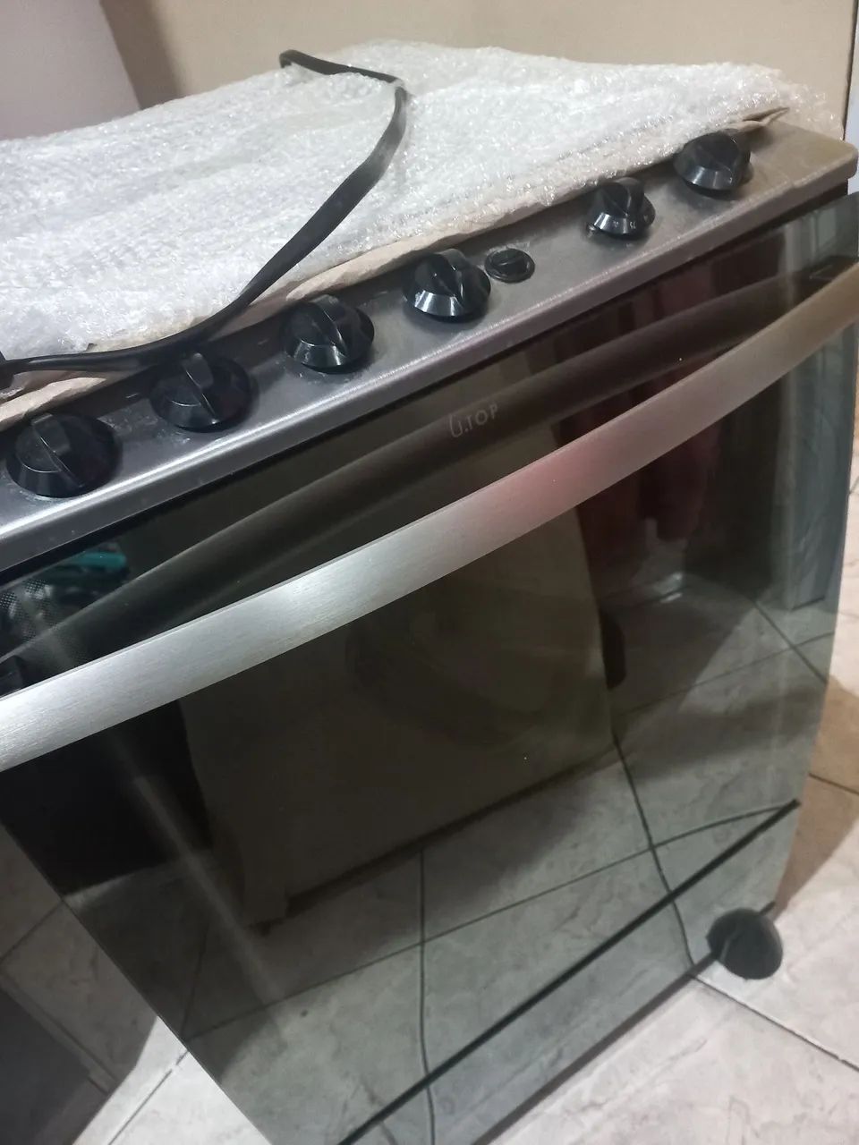 Fogão Atlas - Fogão usado - Com detalhes - 4 bocas 