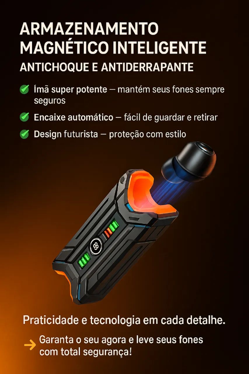 M48 TWS Bluetooth 5.3 Fones Ouvido Com Cancelamento De Ruído e Microfone - Foto 3