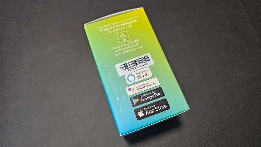 Smart Lâmpada Inteligente Wi-fi Positivo Rgb+ 12w Led - Foto 2