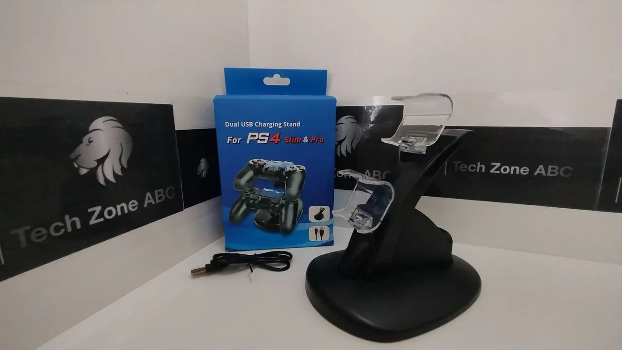 Base Carregadora Dual USB PS4 Slim & Pro - Foto 2