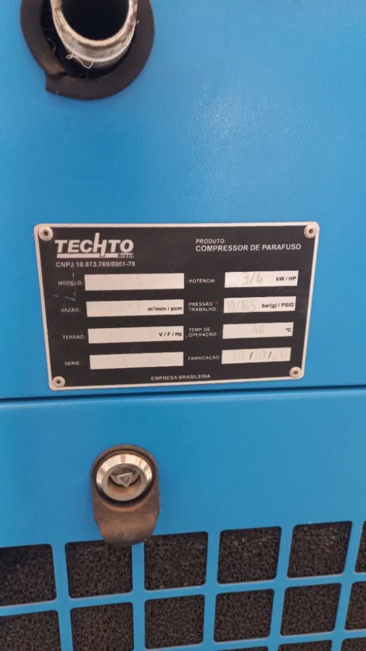 Compressor Parafuso Techto supreme SC 4 HP - Foto 2