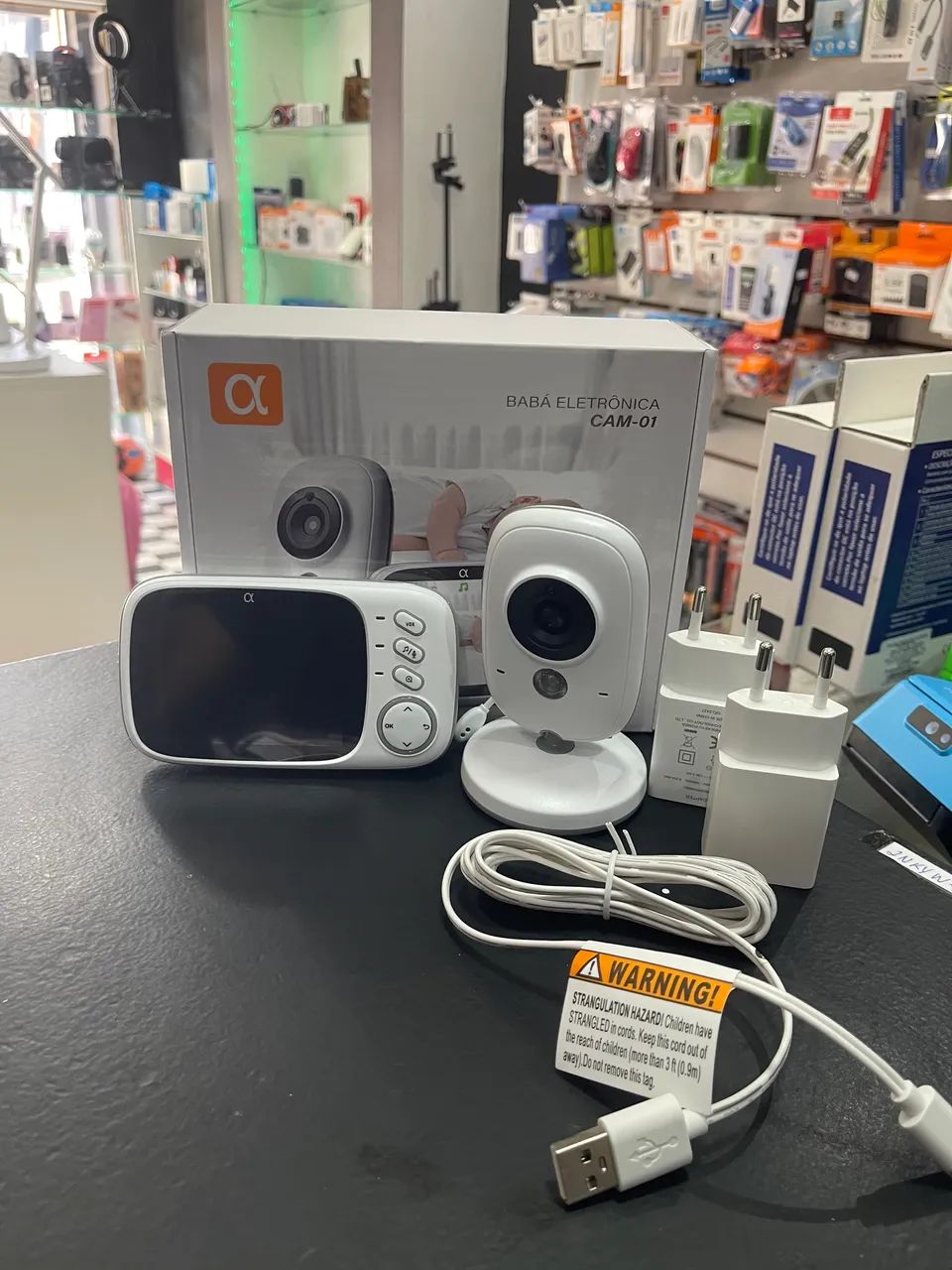 Monitor de Bebê - Câmera e Tela - Alpha CAM-01 - Foto 4