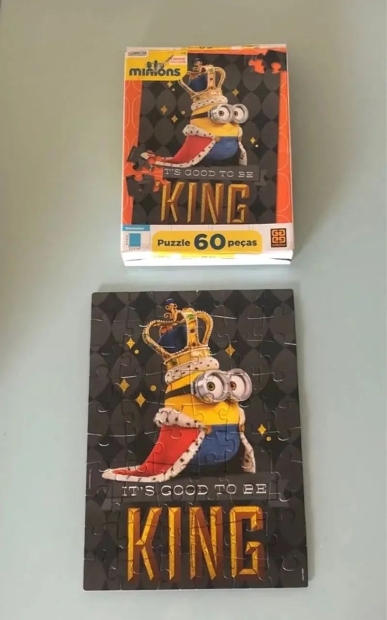 Quebra Cabeça Minions 60 Peças Puzzle Grow - Foto 3