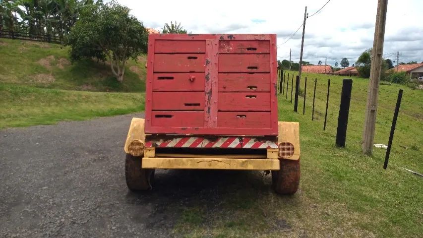 Carreta para mini escavadeira