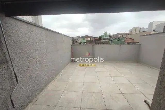 Cobertura com 2 dormitórios para alugar, 80 m² por R$ 2.500,02/mês - Vila Curuçá - Santo A - Foto 11