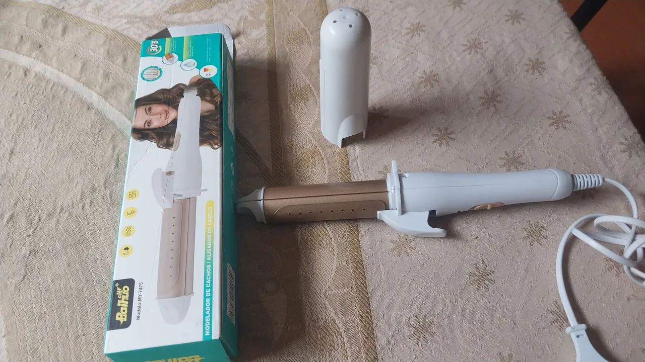 Modelador de cachos e alisador de cabelos - Foto 4