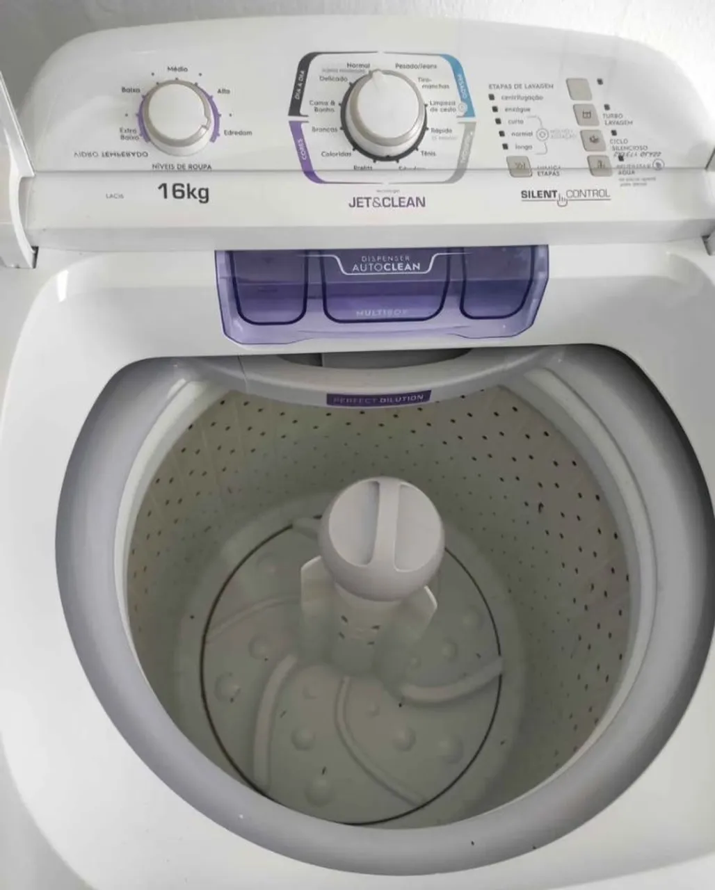 Lavadora de roupas Jet&Clean 16kg