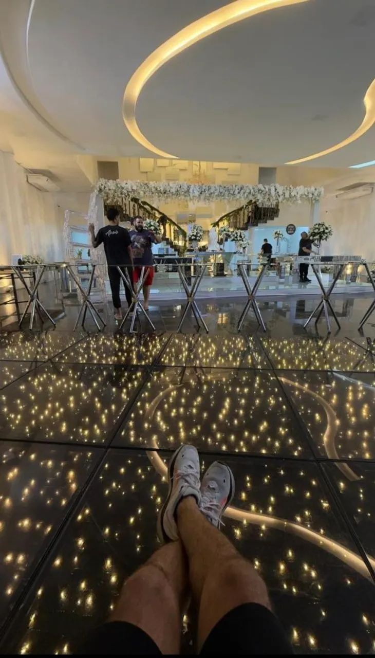 Tablado de vidro festas Locação tenda  - Foto 2
