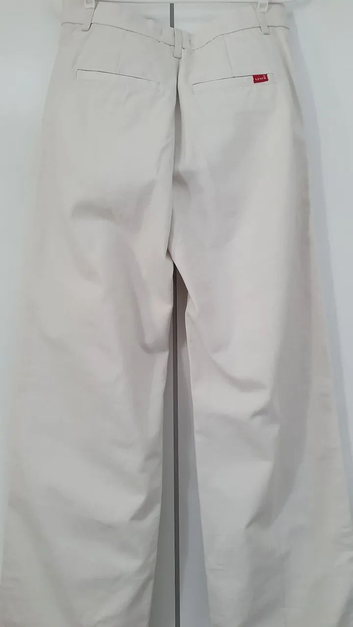 Calça Jeans Levi's Baggy Trouser Gelo Nova 36 - Foto 3