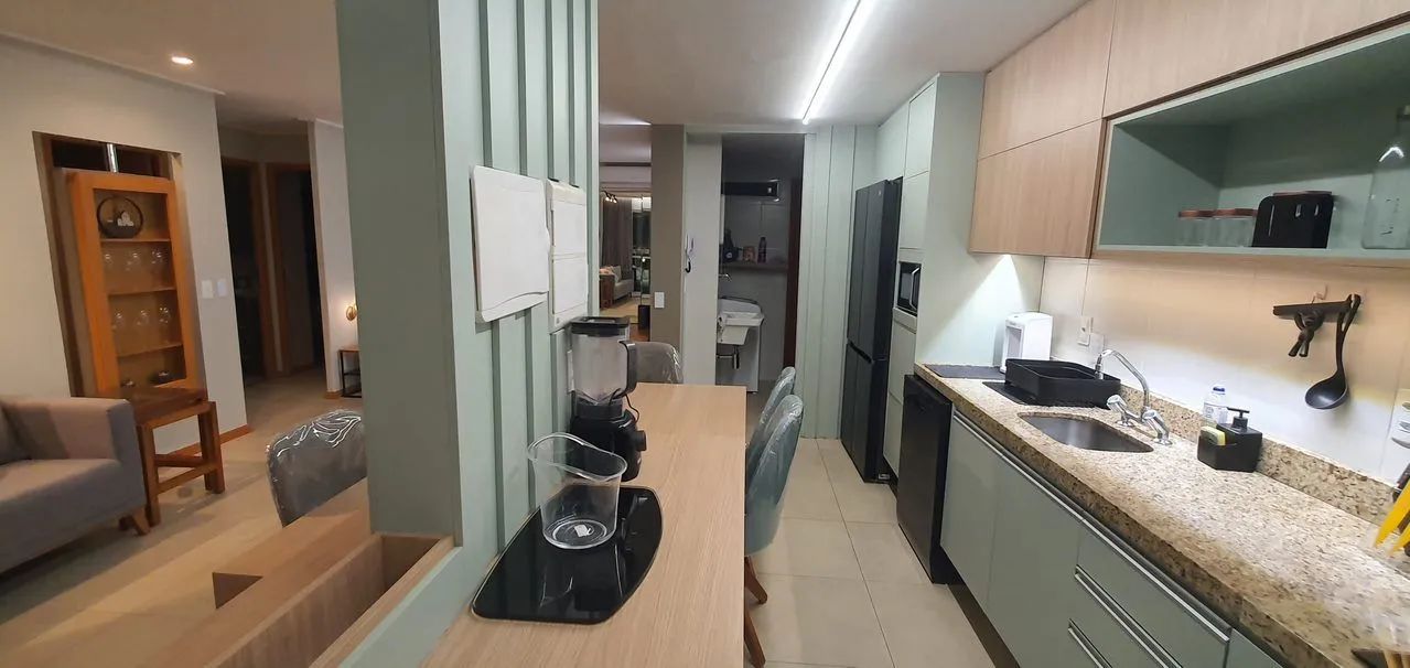 Apartamento de alto padrão, com vista para o mar, totalmente mobiliado e equipado. - Foto 7