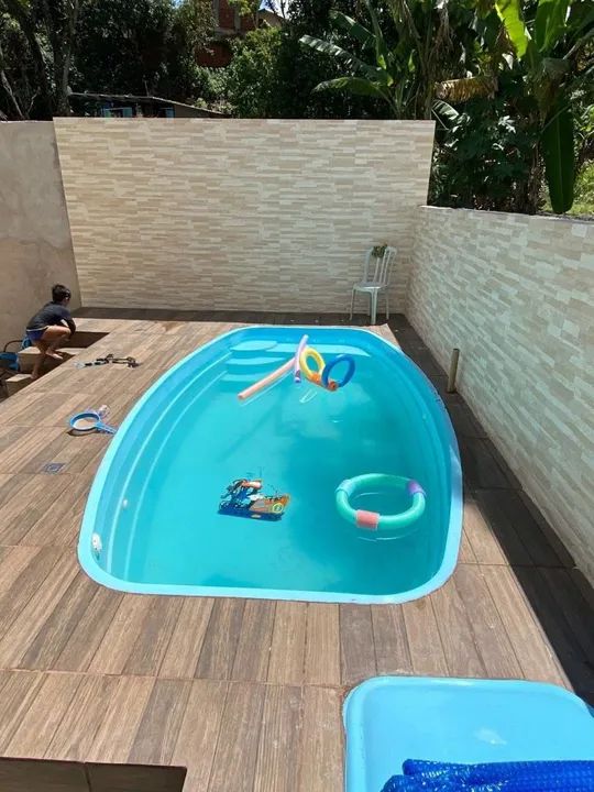 Piscina de fibra para sua área externa para sua família - Foto 2