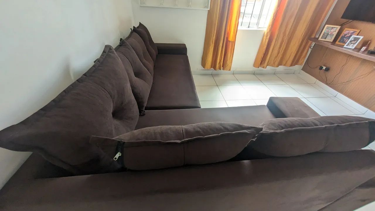 Vendo sofá L novo - Foto 6