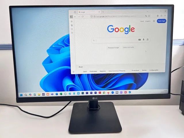 Monitor LG Gamer e Trabalho 23.8 Full HD 24mp400-b