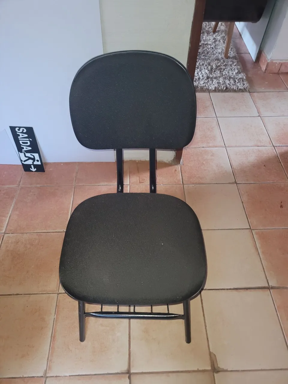 Cadeira de escritório preta
