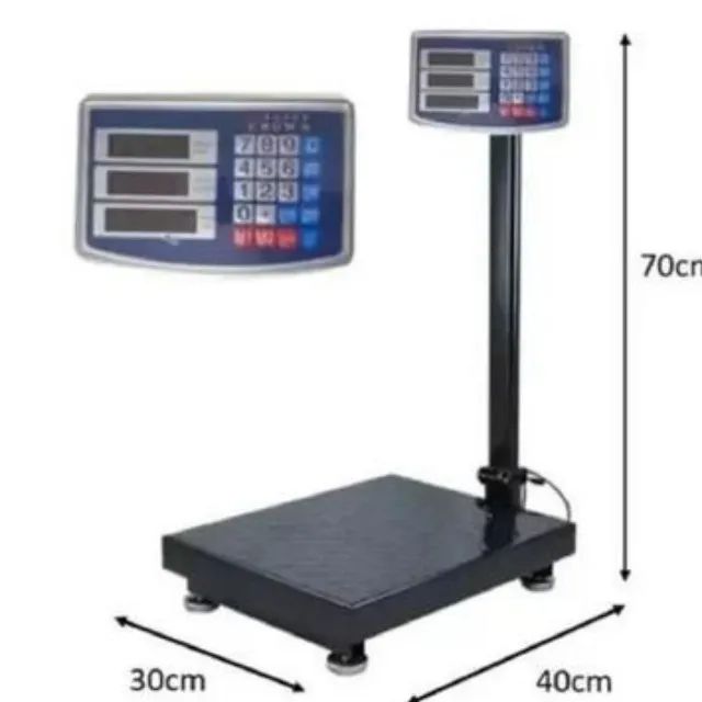 BALANÇA PLATAFORMA 200KG COM PAINEL 